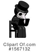Black Design Mascot Clipart #1567132 by Leo Blanchette