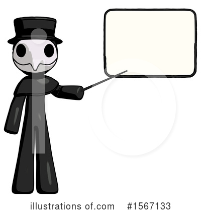 Royalty-Free (RF) Black Design Mascot Clipart Illustration by Leo Blanchette - Stock Sample #1567133