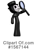 Black Design Mascot Clipart #1567144 by Leo Blanchette