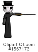 Black Design Mascot Clipart #1567173 by Leo Blanchette