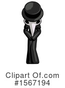 Black Design Mascot Clipart #1567194 by Leo Blanchette