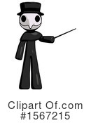 Black Design Mascot Clipart #1567215 by Leo Blanchette