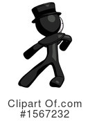 Black Design Mascot Clipart #1567232 by Leo Blanchette