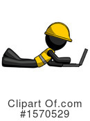Black Design Mascot Clipart #1570529 by Leo Blanchette