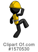 Black Design Mascot Clipart #1570530 by Leo Blanchette