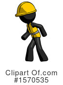 Black Design Mascot Clipart #1570535 by Leo Blanchette