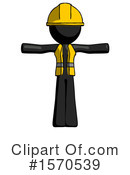 Black Design Mascot Clipart #1570539 by Leo Blanchette