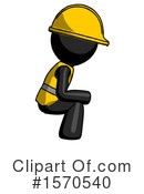Black Design Mascot Clipart #1570540 by Leo Blanchette