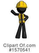Black Design Mascot Clipart #1570541 by Leo Blanchette