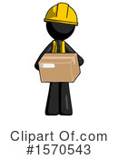 Black Design Mascot Clipart #1570543 by Leo Blanchette