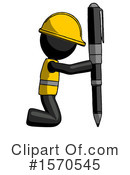 Black Design Mascot Clipart #1570545 by Leo Blanchette