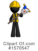 Black Design Mascot Clipart #1570547 by Leo Blanchette