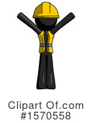 Black Design Mascot Clipart #1570558 by Leo Blanchette