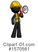 Black Design Mascot Clipart #1570561 by Leo Blanchette