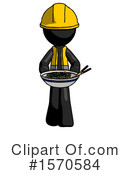 Black Design Mascot Clipart #1570584 by Leo Blanchette