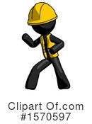Black Design Mascot Clipart #1570597 by Leo Blanchette