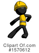 Black Design Mascot Clipart #1570612 by Leo Blanchette