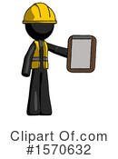 Black Design Mascot Clipart #1570632 by Leo Blanchette