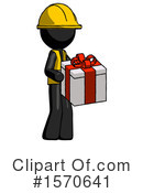 Black Design Mascot Clipart #1570641 by Leo Blanchette