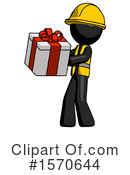 Black Design Mascot Clipart #1570644 by Leo Blanchette