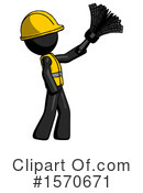 Black Design Mascot Clipart #1570671 by Leo Blanchette