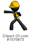 Black Design Mascot Clipart #1570673 by Leo Blanchette
