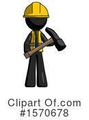 Black Design Mascot Clipart #1570678 by Leo Blanchette