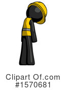 Black Design Mascot Clipart #1570681 by Leo Blanchette