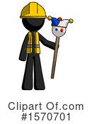 Black Design Mascot Clipart #1570701 by Leo Blanchette