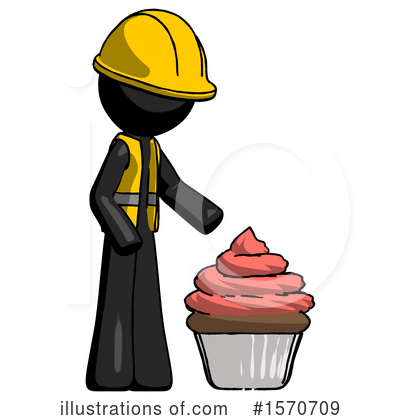 Royalty-Free (RF) Black Design Mascot Clipart Illustration by Leo Blanchette - Stock Sample #1570709