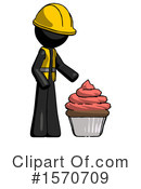 Black Design Mascot Clipart #1570709 by Leo Blanchette