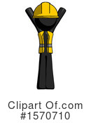 Black Design Mascot Clipart #1570710 by Leo Blanchette