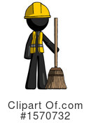 Black Design Mascot Clipart #1570732 by Leo Blanchette