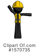Black Design Mascot Clipart #1570735 by Leo Blanchette