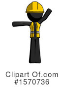 Black Design Mascot Clipart #1570736 by Leo Blanchette