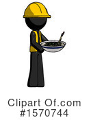 Black Design Mascot Clipart #1570744 by Leo Blanchette