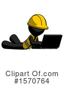 Black Design Mascot Clipart #1570764 by Leo Blanchette
