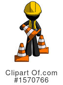 Black Design Mascot Clipart #1570766 by Leo Blanchette