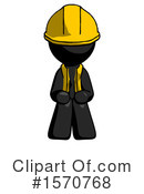 Black Design Mascot Clipart #1570768 by Leo Blanchette