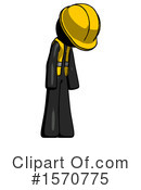 Black Design Mascot Clipart #1570775 by Leo Blanchette
