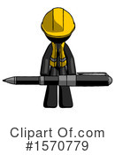 Black Design Mascot Clipart #1570779 by Leo Blanchette