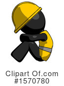 Black Design Mascot Clipart #1570780 by Leo Blanchette