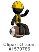 Black Design Mascot Clipart #1570786 by Leo Blanchette