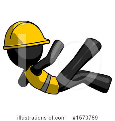 Royalty-Free (RF) Black Design Mascot Clipart Illustration by Leo Blanchette - Stock Sample #1570789