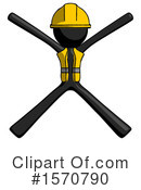 Black Design Mascot Clipart #1570790 by Leo Blanchette
