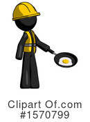 Black Design Mascot Clipart #1570799 by Leo Blanchette