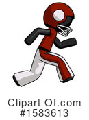 Black Design Mascot Clipart #1583613 by Leo Blanchette