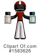 Black Design Mascot Clipart #1583626 by Leo Blanchette