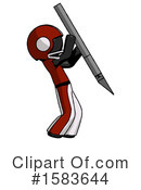 Black Design Mascot Clipart #1583644 by Leo Blanchette