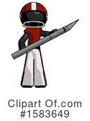 Black Design Mascot Clipart #1583649 by Leo Blanchette